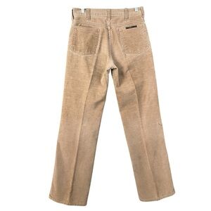 SEDGEFIELD Men’s Vintage Textured Micro-Cord Pants Tan Made in USA Size 32
